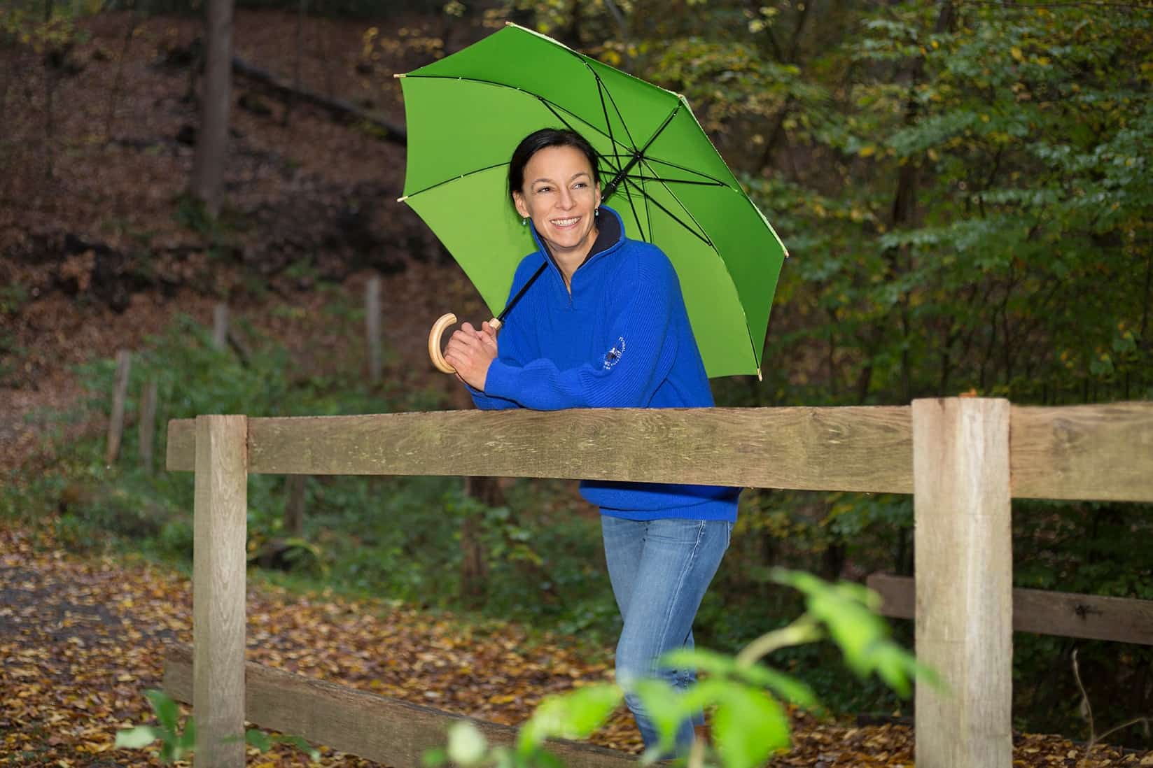 Limette ws image2 ac stockschirm ökobrella watersave nachhaltig holzgriff